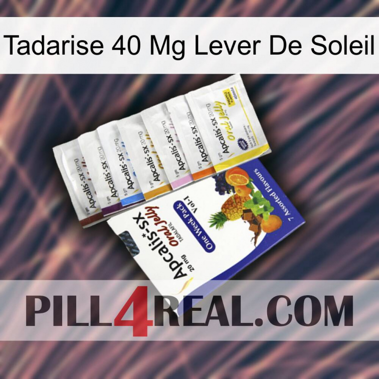 Tadarise 40 Mg Sunrise 11
